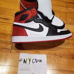 Air Jordan 1 Satin Black Toe